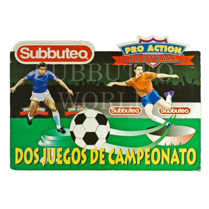 1990's SUBBUTEO & PRO ACTION FOOTBALL SPANISH SHOP DISPLAY.