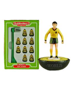 AEK ATHENS. Retro Subbuteo Team. Modelled on the LW Figure & Bases From the 1980's.