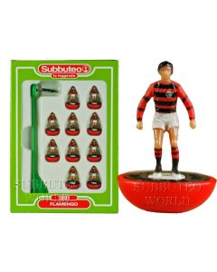 FLAMENGO. Retro Subbuteo Team. Modelled on the LW Figure & Bases From the 1980's.