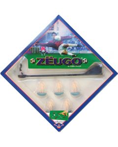 0000018. UNPAINTED ZEUGO TEAM. ZEUGO 1ST EDITION 1998 -2002. Light Blue Bases, Light Blue Discs.