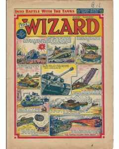 1951 ORIGINAL WIZARD COMIC. Includes An Advert For Newfooty.