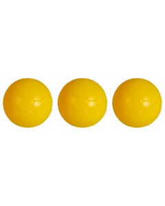 PEGASUS 22mm YELLOW BALLS. Pack of 3.