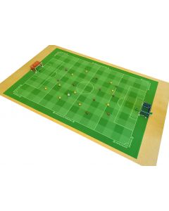 010. THE PEGASUS RUBBER BACKED FULL SIZE CHEQUERED CUT ASTROTURF. All Astroturf Pitches Require Glueing to A Board. Small Mark On The Pitch.