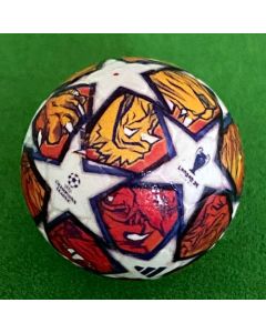 Z285. 22mm 2024 CHAMPIONS LEAGUE FINALE BALL - LONDON. ONE HAND DESIGNED BALL.