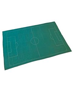 SET M. 1950's-60's DARK GREEN BAIZE SUBBUTEO PITCH WITH NO SHOOTING LINE.