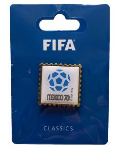 Z01. 1970 FIFA WORLD CUP METAL PIN BADGE. 