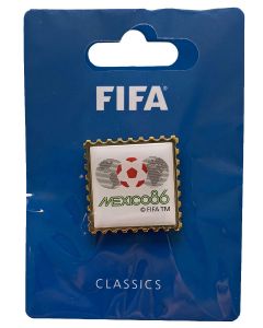 Z01. 1986 FIFA WORLD CUP METAL PIN BADGE. 