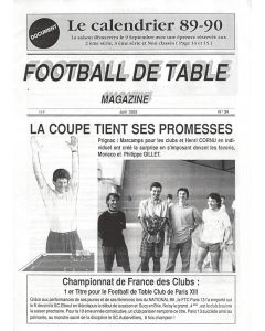 1989 FRENCH 23 PAGE SUBBUTEO A4 SIZE MAGAZINE. 