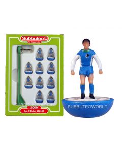 AL-HILAL CLUB. Retro Subbuteo Team. Modelled on the LW Figure & Bases From the 1980's.