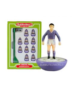 ANDERLECHT. Retro Subbuteo Team. Modelled on the LW Figure & Bases From the 1980's.