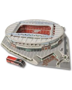 0001. ARSENAL'S EMIRATES STADIUM 3D JIGSAW PUZZLE. Note: This Is A Stand Alone Display Item & Not Compatible With Table Football.