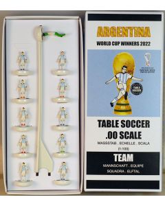 001. ARGENTINA - WORLD CHAMPIONS. QATAR WORLD CUP 2022. Ltd Edition Hand Painted Team.