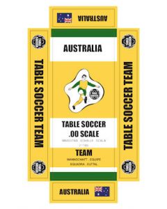 AUSTRALIA. self adhesive team box labels.
