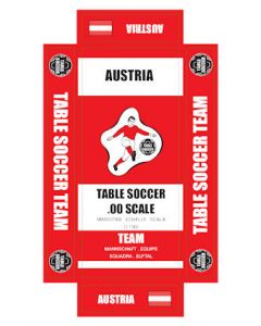 AUSTRIA. self adhesive team box labels.