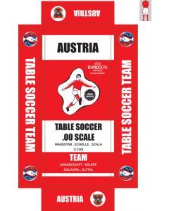 AUSTRIA 1ST EURO 2016. self adhesive team box labels.