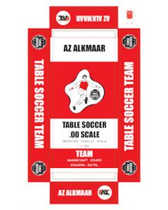 AZ. ALKMAAR. self adhesive team box labels.