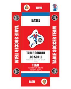 BASEL. self adhesive team box labels.