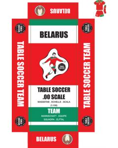 BELARUS. self adhesive team box labels.