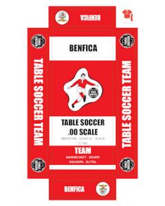 BENFICA. self adhesive team box labels.