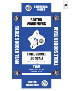 BOLTON WANDERERS. self adhesive team box labels.
