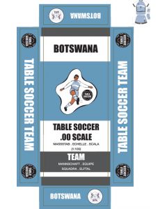 BOTSWANA. self adhesive team box labels.