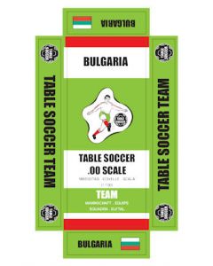 BULGARIA. self adhesive team box labels.
