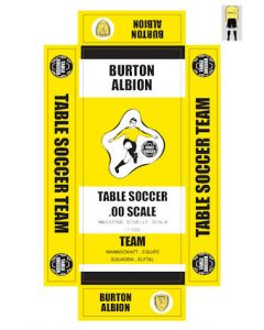 BURTON ALBION. self adhesive team box labels.