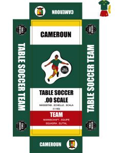 CAMEROON. self adhesive team box labels.