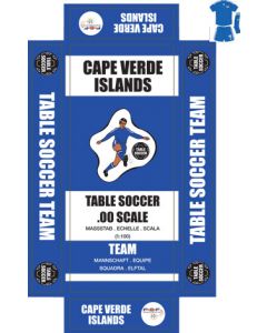 CAPE VERDE ISLANDS. Self adhesive team box labels.