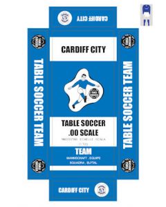 CARDIFF CITY. self adhesive team box labels.