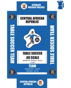 CENTRAL AFRICAN REPUBLIC. self adhesive team box labels.