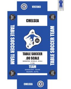 CHELSEA 1ST (WITH TRIM). self adhesive team box labels. 