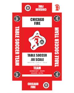 CHICAGO FIRE. self adhesive team box labels.