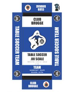 CLUB BRUGGE. self adhesive team box labels.