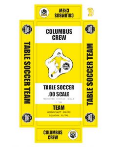 COLUMBUS CREW. self adhesive team box labels.