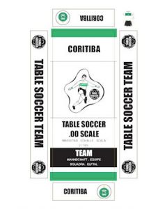 CORITIBA. self adhesive team box labels.
