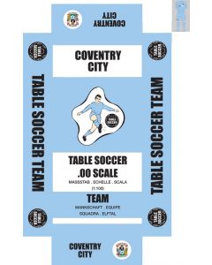 COVENTRY CITY 1ST. self adhesive team box labels. 