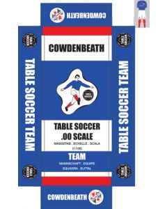 COWDENBEATH. Self adhesive team box labels.