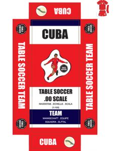CUBA. self adhesive team box labels.