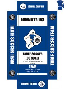 DINAMO TBILISI. self adhesive team box labels.