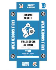 DINAMO ZAGREB. self adhesive team box labels.