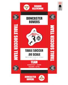 DONCASTER ROVERS. self adhesive team box labels.