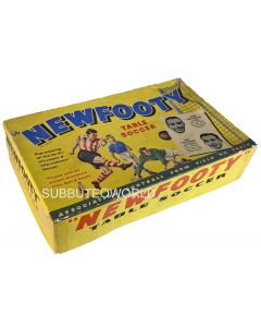 1960-61 NEWFOOTY BOX SET. BLACKBURN ROVERS & WOLVES. Includes: New Design Plastic Goals, A Ball, Celluloid Teams & Paperwork.