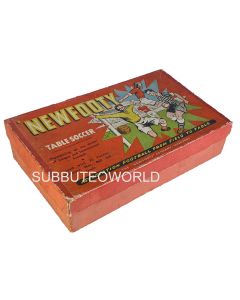 1957-58 NEWFOOTY BOX SET. RANGERS & HIBERNIAN. Includes: Goals, A Ball, Celluloid Teams , Paperwork & Inner Tray.