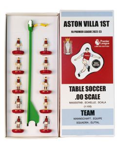 ASTON VILLA 1ST. 2022-23 FA PREMIER LEAGUE. Ltd Edition Hand Painted Team.