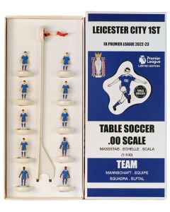 LEICESTER CITY 1ST. 2022-23 FA PREMIER LEAGUE. Ltd Edition Hand Painted Team.