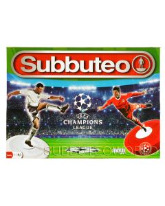 0005. CHAMPIONS LEAGUE OFFICIAL LICENSED SUBBUTEO BOX SET. Now With New Design Flexible Figures In The Colours of Liverpool & Real Madrid.