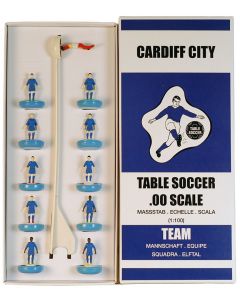 CARDIFF CITY 1ST. Ltd Edition Hand Painted Championship Team. Blue Shirt & Blue Shorts.