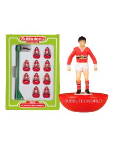 HONVED BUDAPEST. Retro Subbuteo Team. Modelled on the LW Figure & Bases From the 1980's.