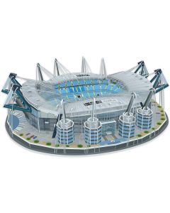 0001. MANCHESTER CITY'S ETIHAD STADIUM 3D JIGSAW PUZZLE. Note: This Is A Stand Alone Display Item & Not Compatible With Table Football.